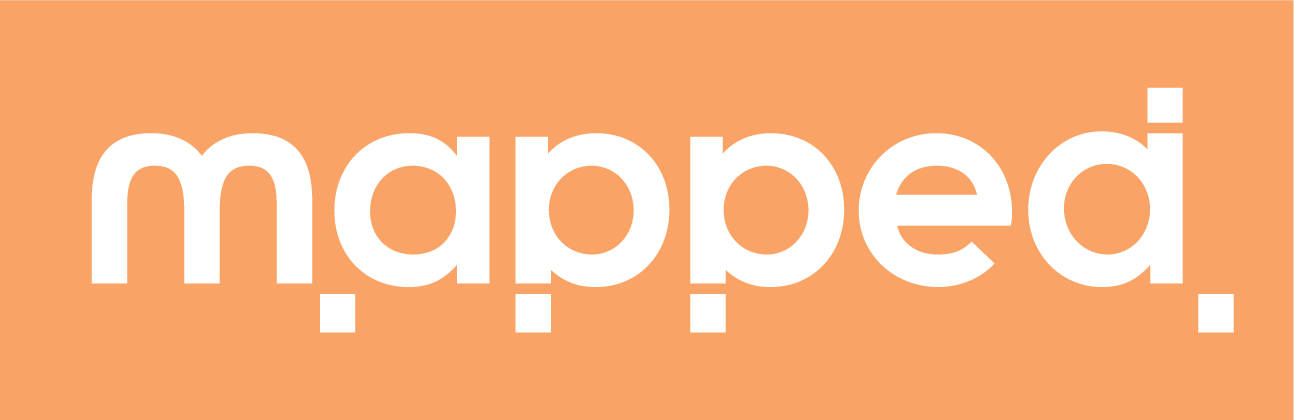 Logo and identity design for Mapped designs