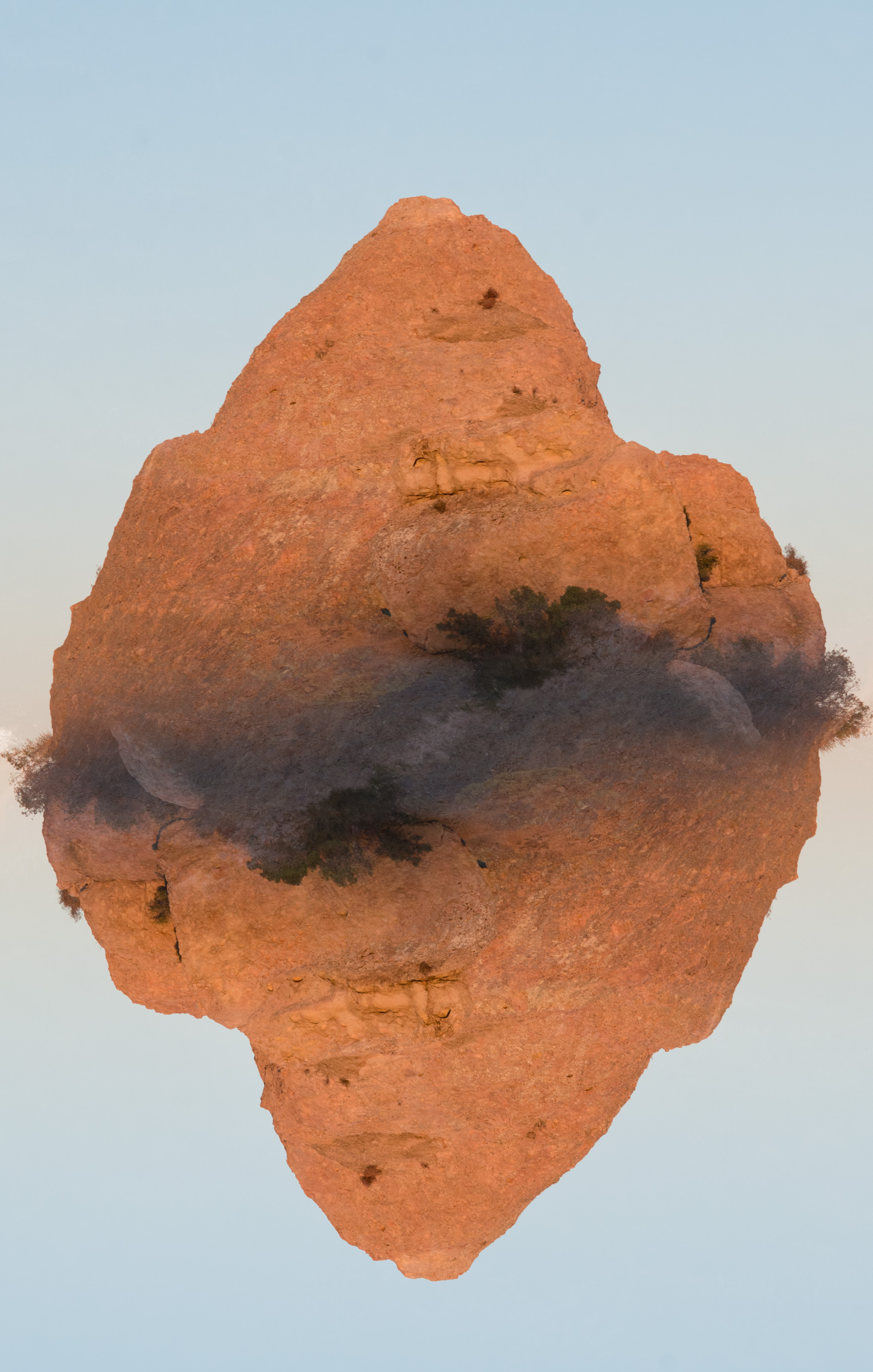   Floating Rock , 2013 Archival Pigment Print 40 x 30 inches 