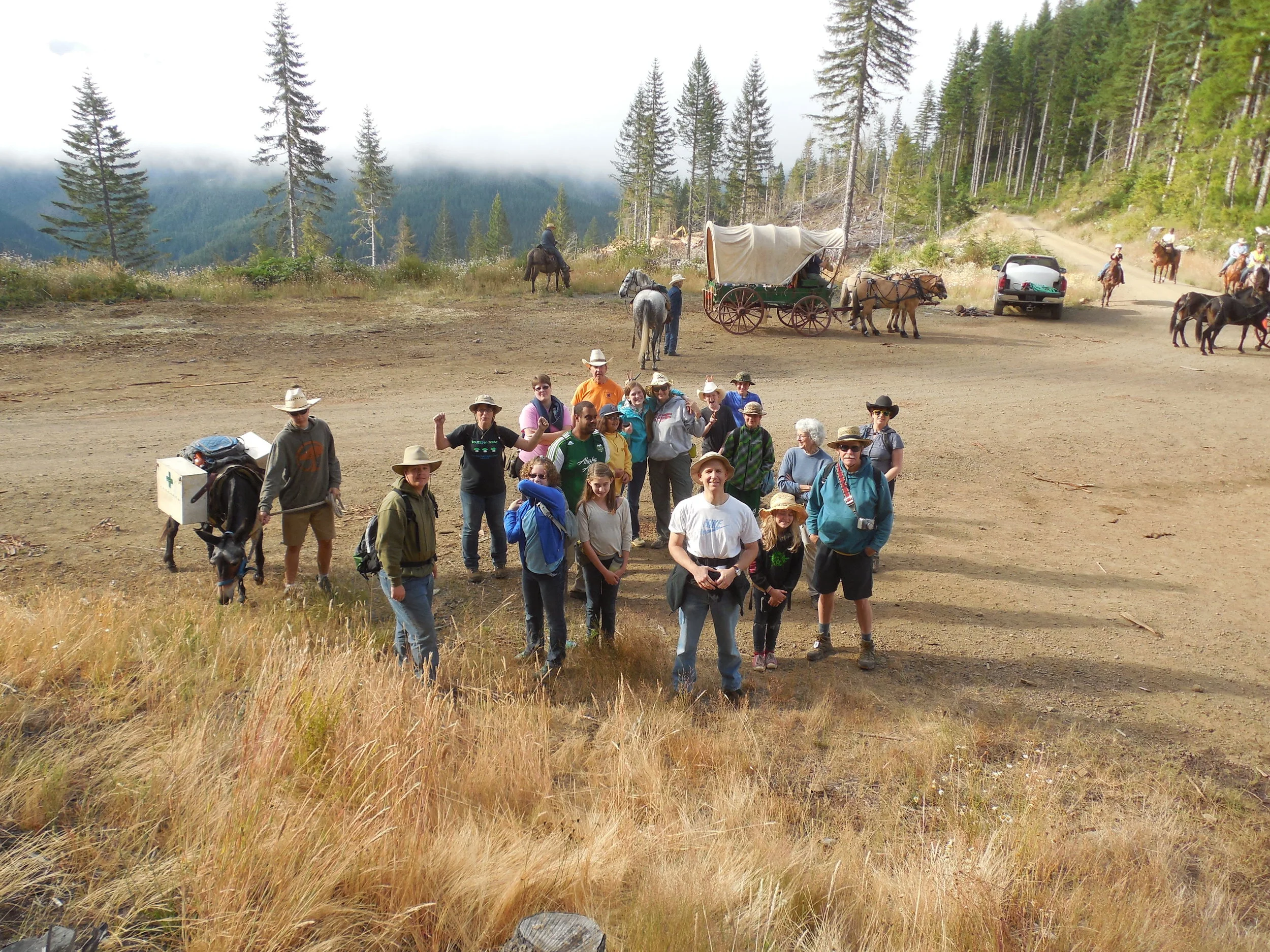 The Walkers are ready for the Trail
