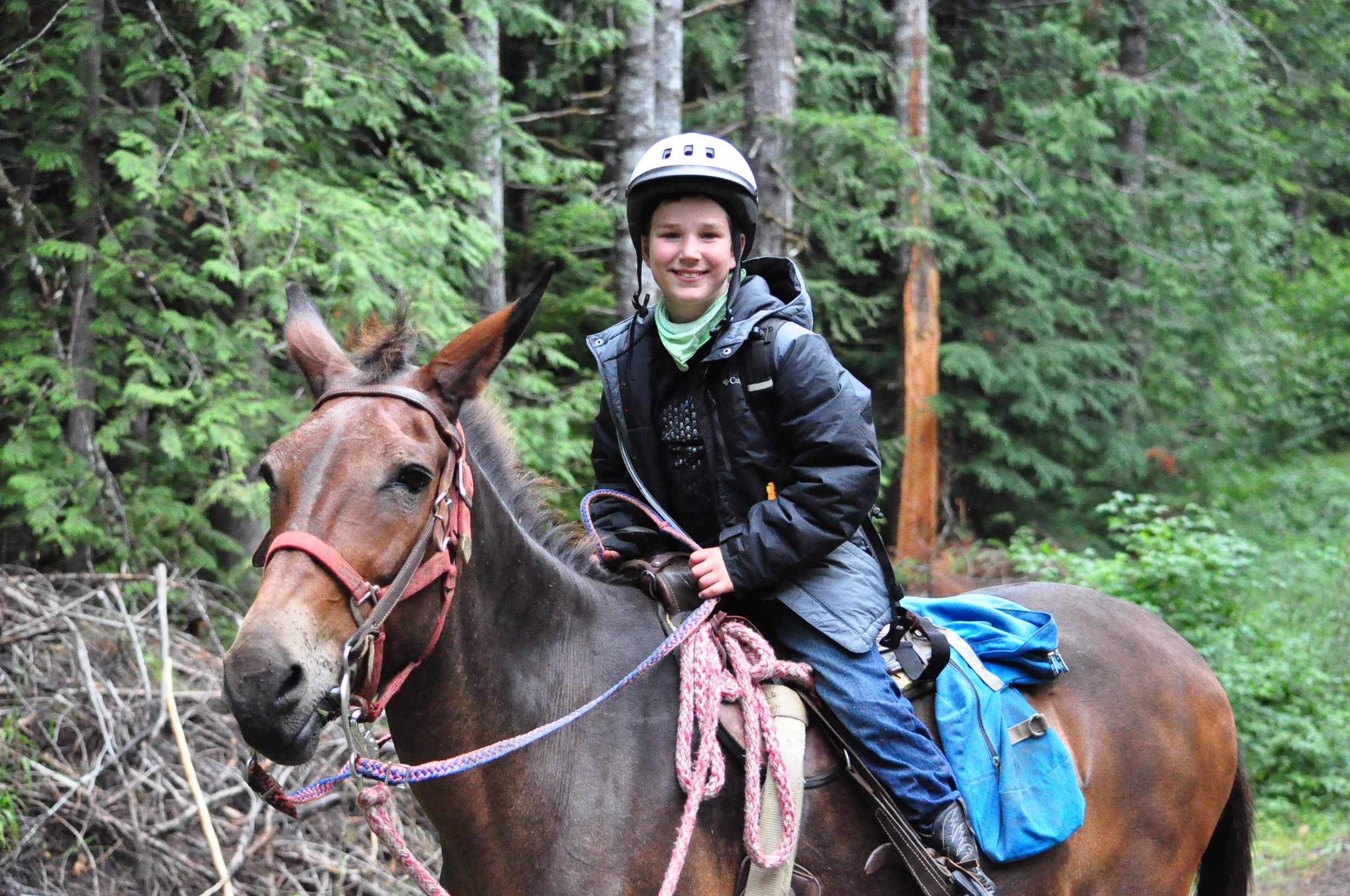 happy to be on the Trail
