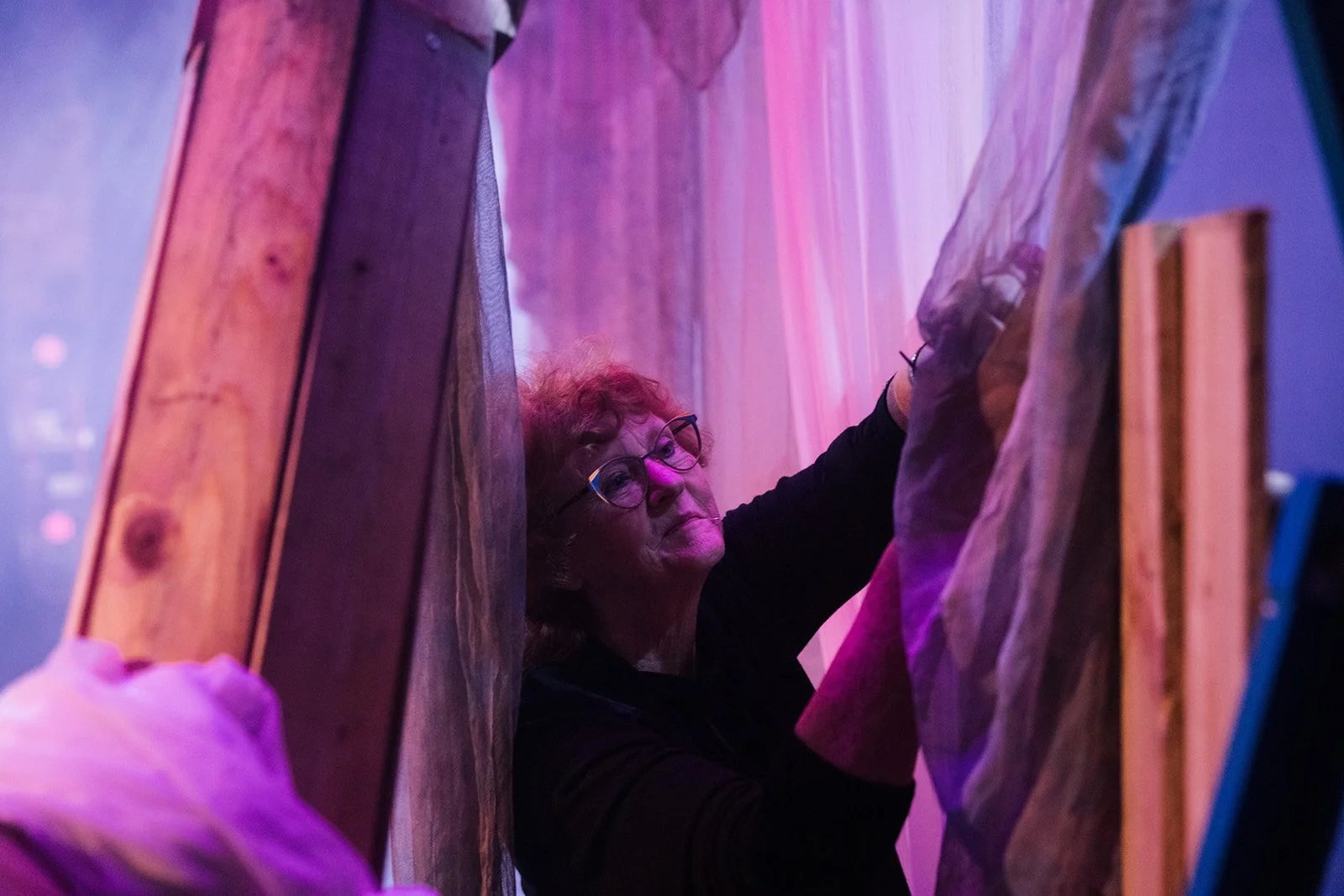 BTS with the theatre-magic makers.
.
Set Builders, Prop Masters, Costume Dressers, Sound Techs, Lighting Gurus, a Stage Manager Extraordinaire and a Discerning Director. 
.
Thank you! We couldn't do it without you!
.
📷: @laurenmurphyphotography 
.
 