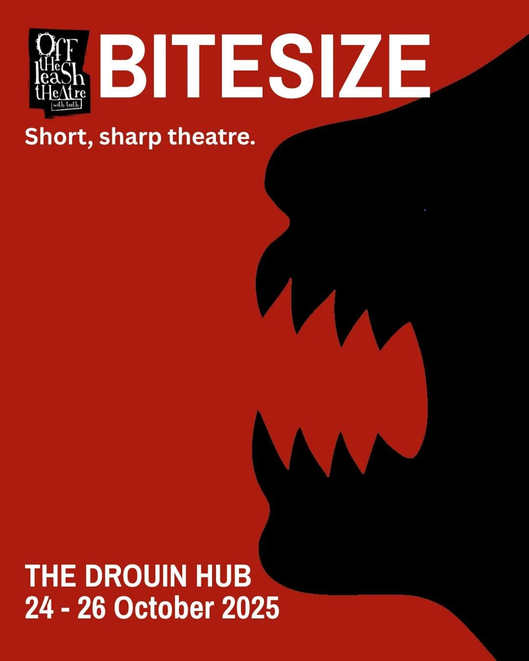 Tickets are now on sale for Bitesize - an exciting showcase of short form theatre!
.
Stay tuned for all the juicy cast and production details, with strictly limited seating!
.
24 - 26 October at The Hub!
.
Head to: https://www.trybooking.com/events/l