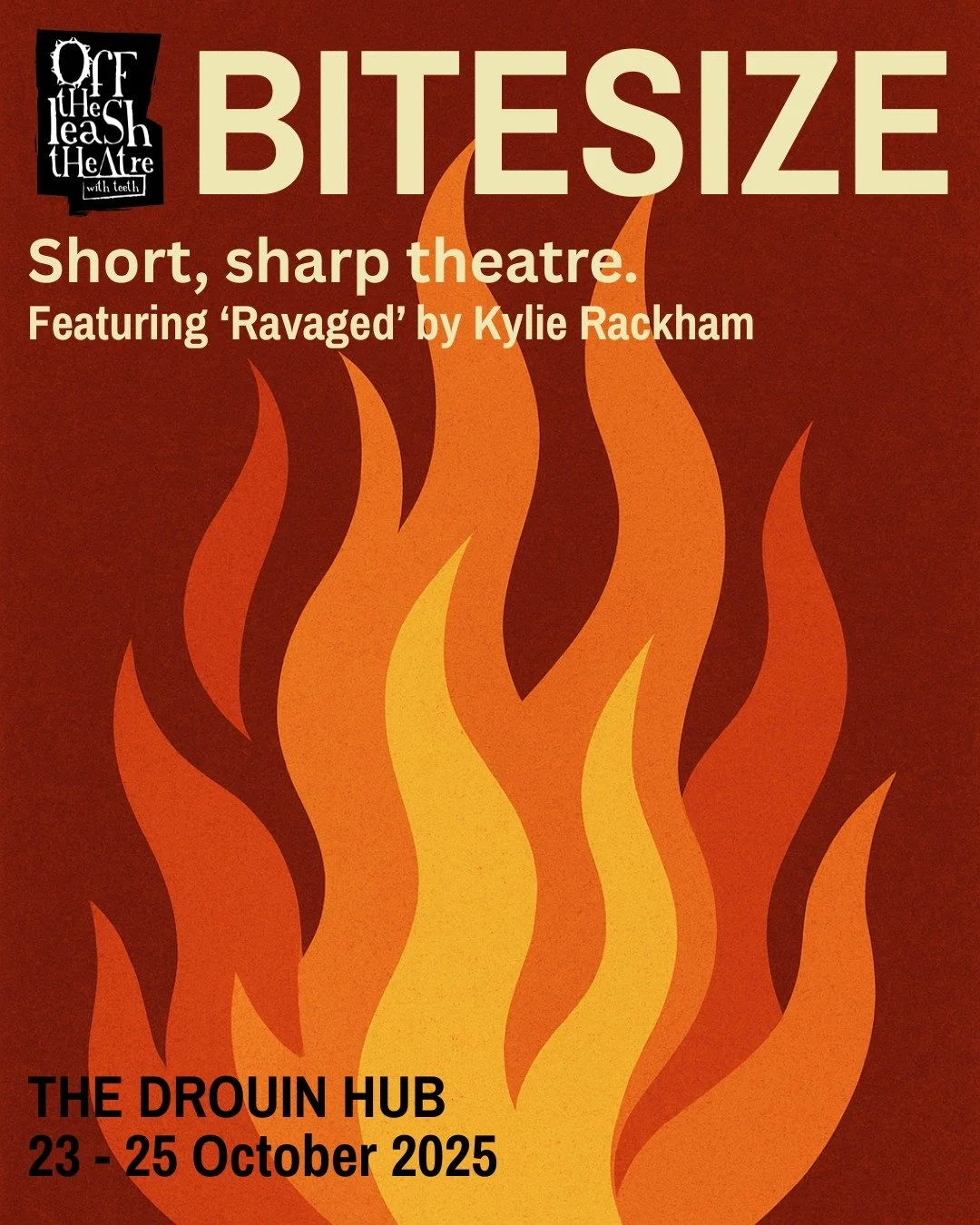 The first morsel!
.
Ravaged by Kylie Rackham.
.
When the wind shifts, there&rsquo;s no time to think &mdash; only to run. In the aftermath, with ash still in the air, a community begins to piece itself back together. Not all wounds can be seen, and n