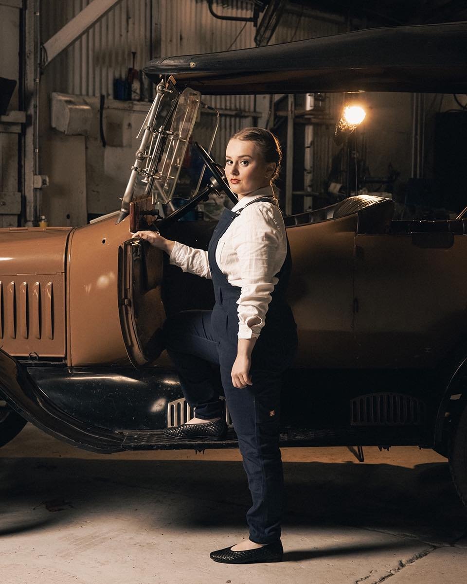 Meet Gabrielle de Fleurelle &lsquo;Fleury&rsquo;, a sophisticated, no-nonsense representation of the women who worked at Miss Anderson&rsquo;s Motor Service 🗺️

A nod to the women who were told to go back to traditional roles following the war effor