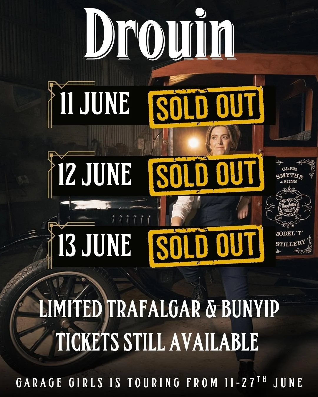 THANK YOU 👏🏻 🤩

All three of our Drouin performances are officially sold out, but don&rsquo;t worry - you can still see Garage Girls in Trafalgar or Bunyip!

Tickets: http://www.offtheleashtheatre.com.au/

📸 Lauren Murphy Photography
👖Zadie Work