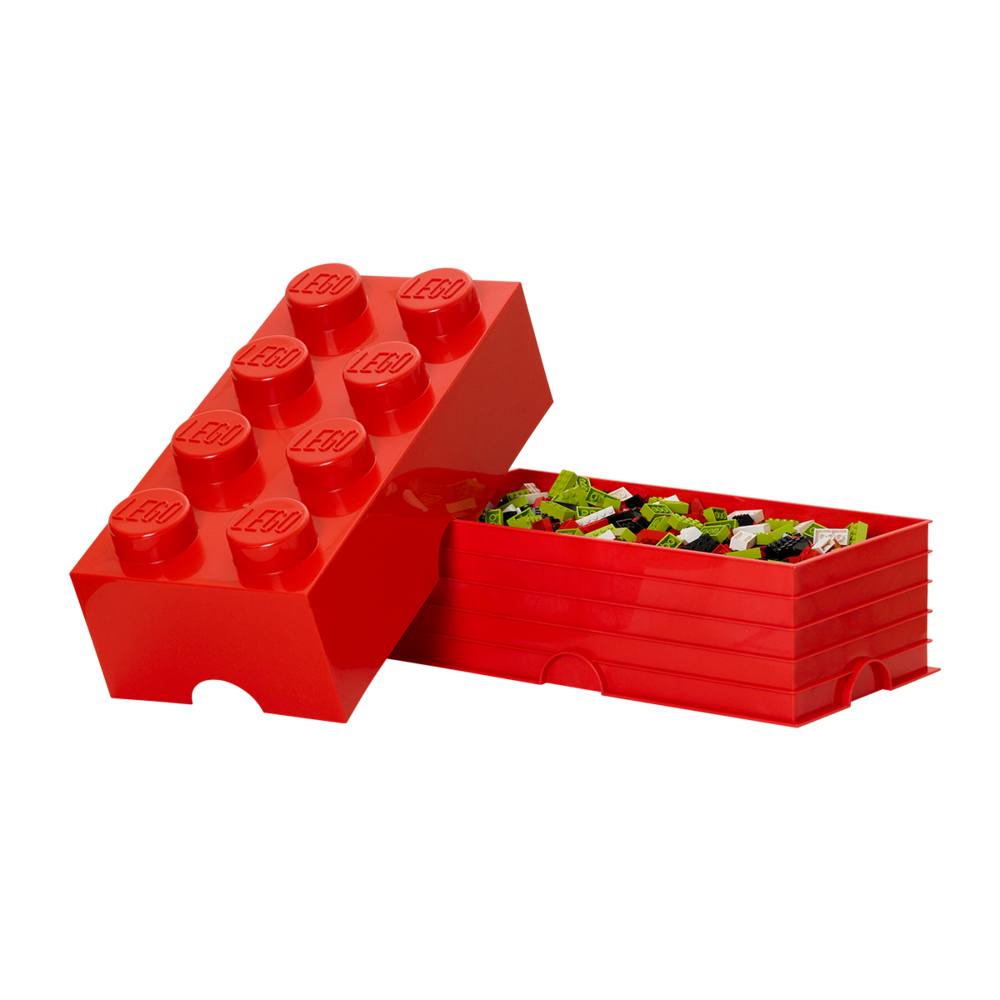 Room Copenhagen Lego Storage Brick 8, aqua