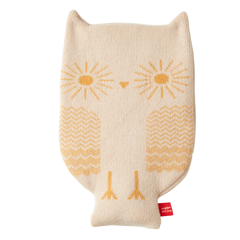 Hot Water Bottle - Owl Hot Water Bottle - Oatmeal.jpg