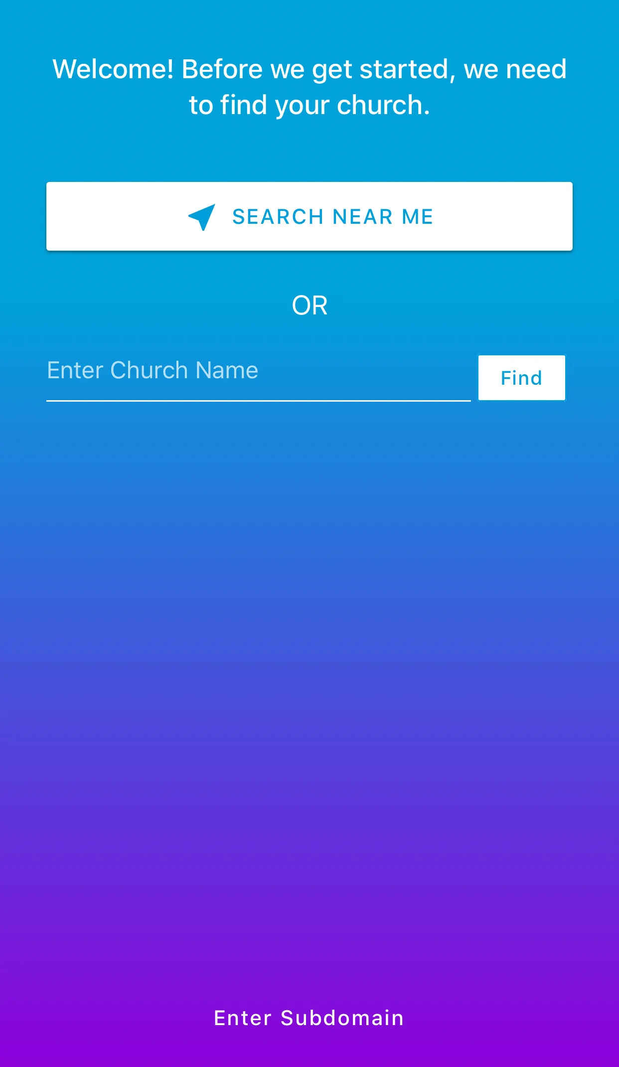 Click "search near me" or search for "mission".