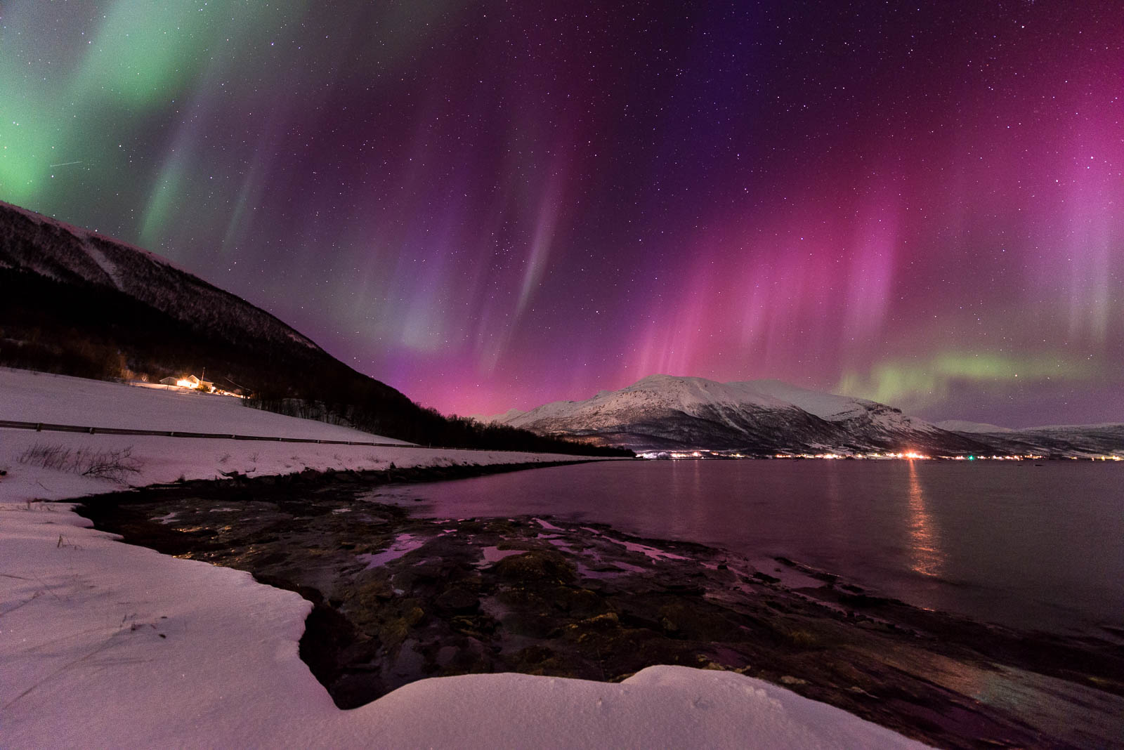 Nothern lights in Tromso, Norway