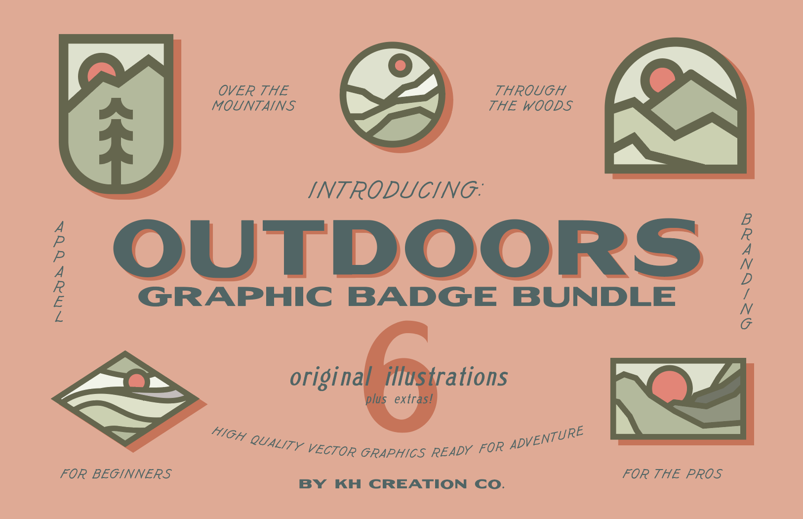 KH OUTDOOR GRAPHIC BADGE BUNDLE