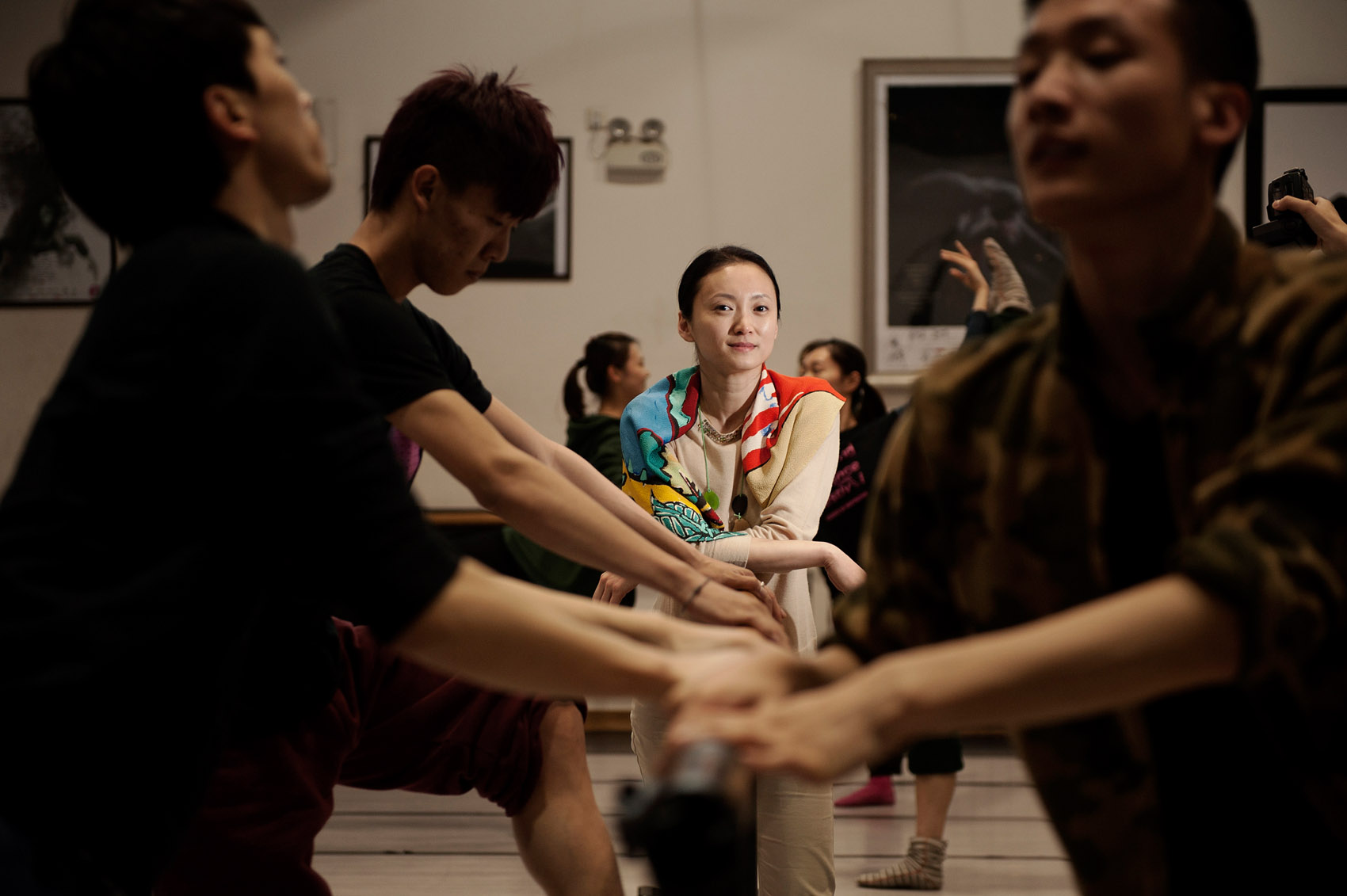  Wang YuanYuan, one China's leading modern dance choregrapher. (For Figaro Magazine) 