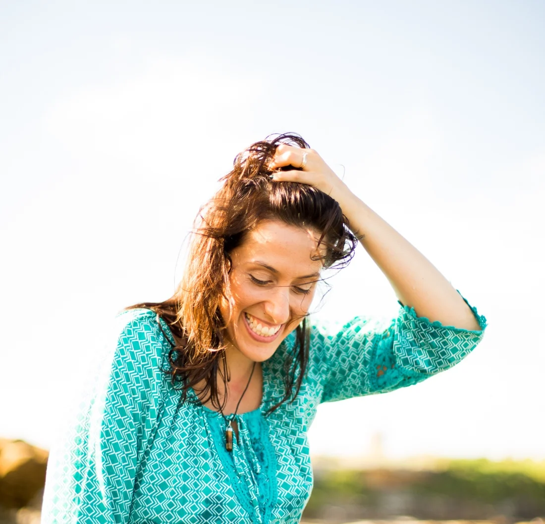 Rosanna Lauria believes being that feeling calm and in control, is the key to glowing skin. (Image via Recipe for Health)