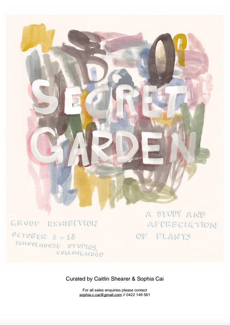 SECRET GARDEN PROMO POSTER