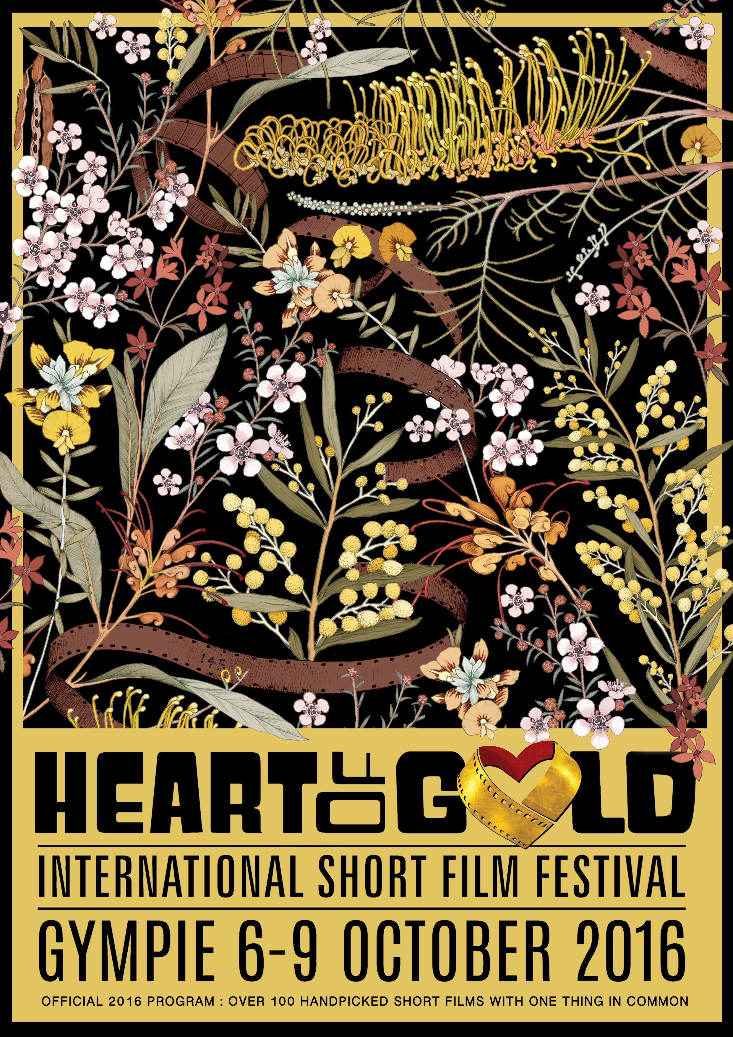 Heart of Gold International Short Film Festival : Poster/Artwork Design