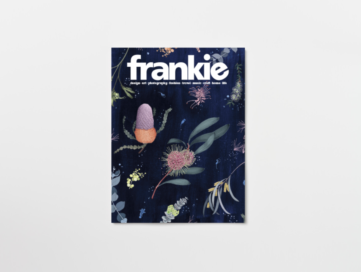  Australian native flower illustration commission for Frankie Magazine. Cover Design and 5 interior illustrations.  Issue no. 79  Words : Sophie Kalagas 