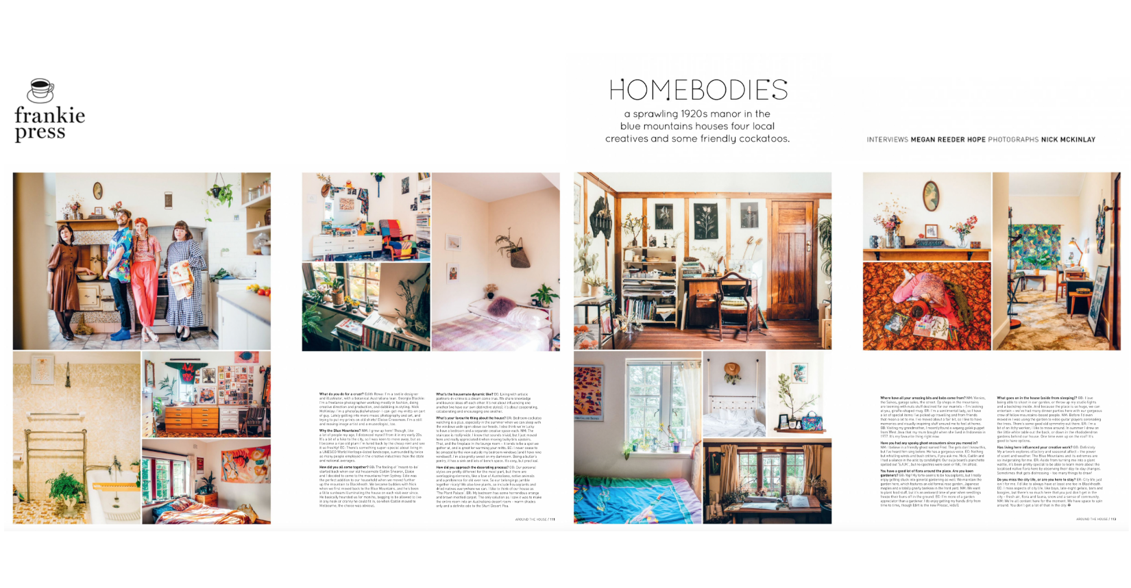 Frankie Magazine - Homebodies - Print issue