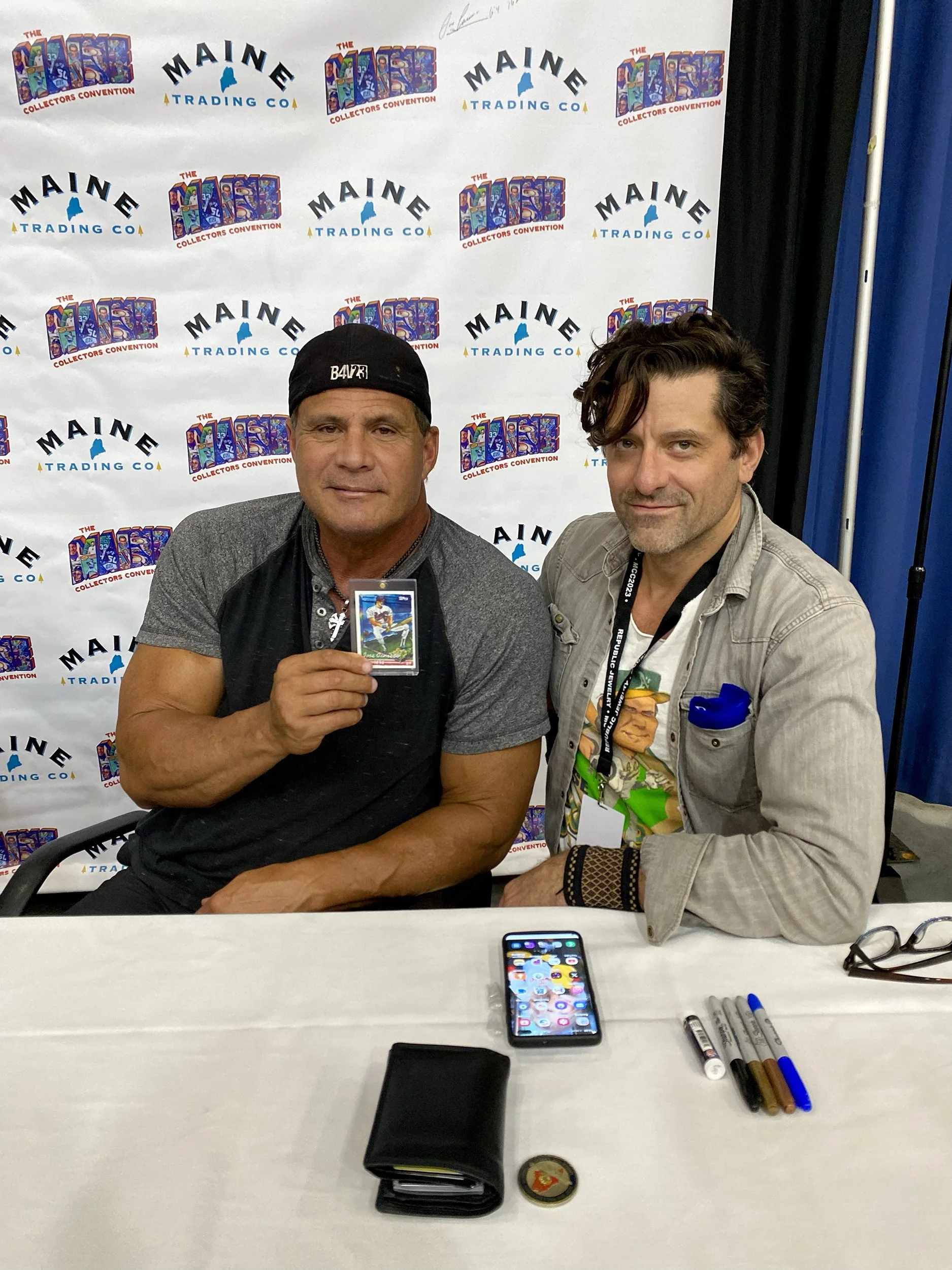 with Jose Canseco