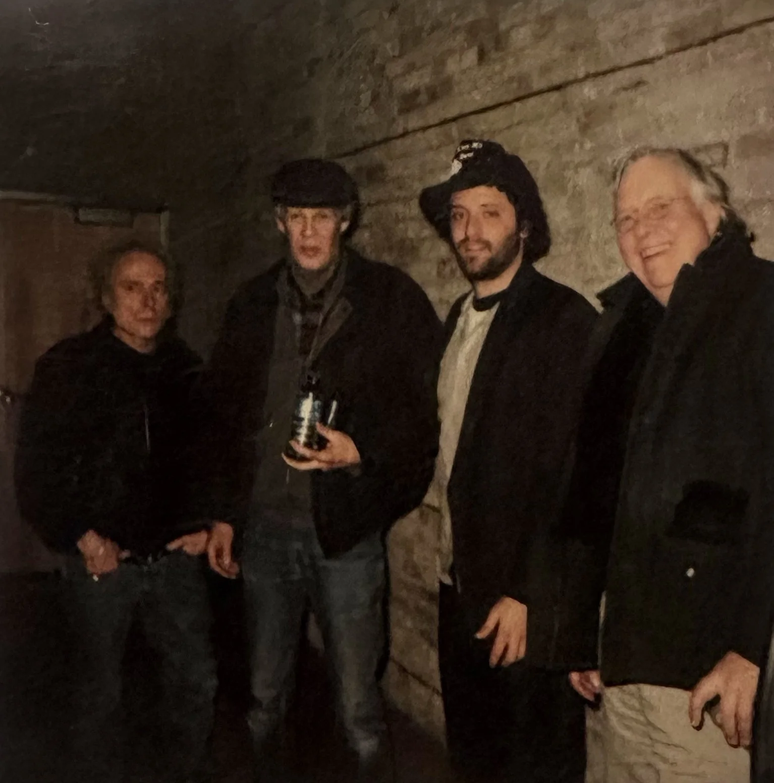 with Tony “Little Sun” Glover, John “Spider” Koerner, and Dave “Snaker” Ray
