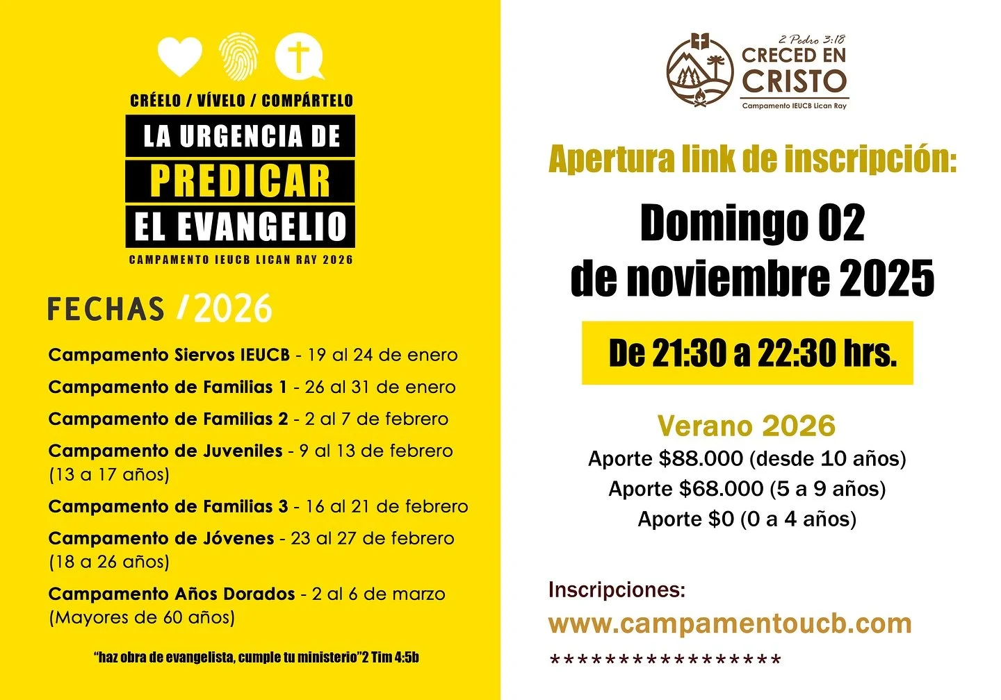 &iexcl;Se viene la temporada Campamentos Verano 2026! &iexcl;atentos a la fecha de inscripci&oacute;n!