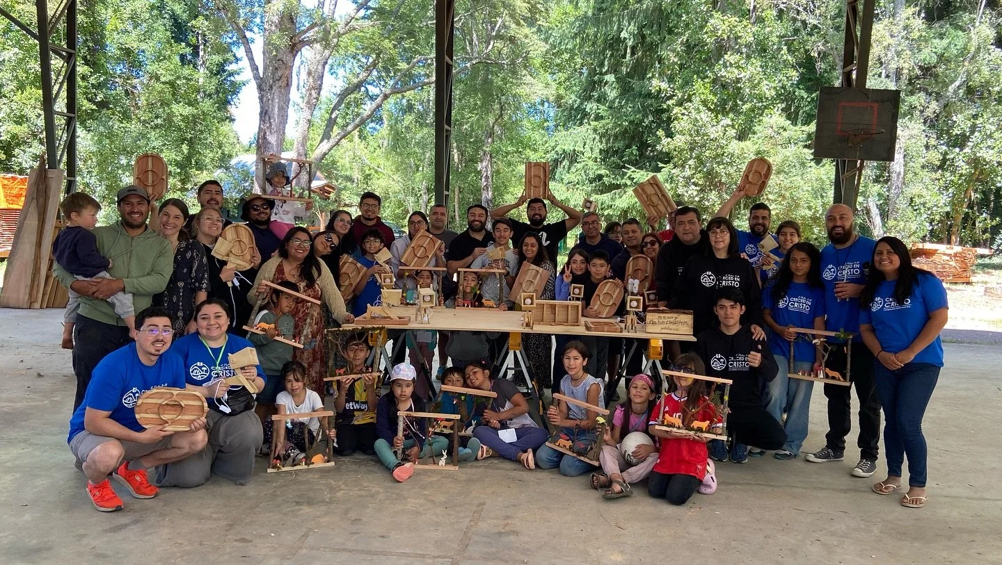 👏👏👏👏👏 &iexcl;Finalizado el taller de carpinter&iacute;a! gratitud al Se&ntilde;or por el Hermano Jonathan Moyano que vino invitado especialmente a este campamento y puso a disposici&oacute;n del Se&ntilde;or sus talentos y herramientas para ense