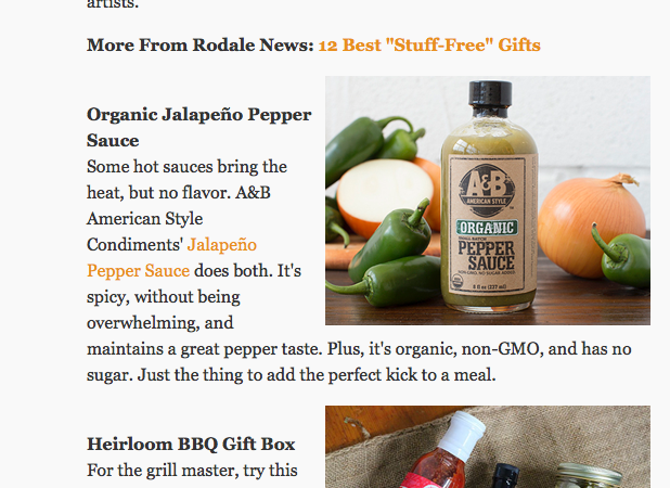 A&B American Style Pepper Sauce / Sample Press