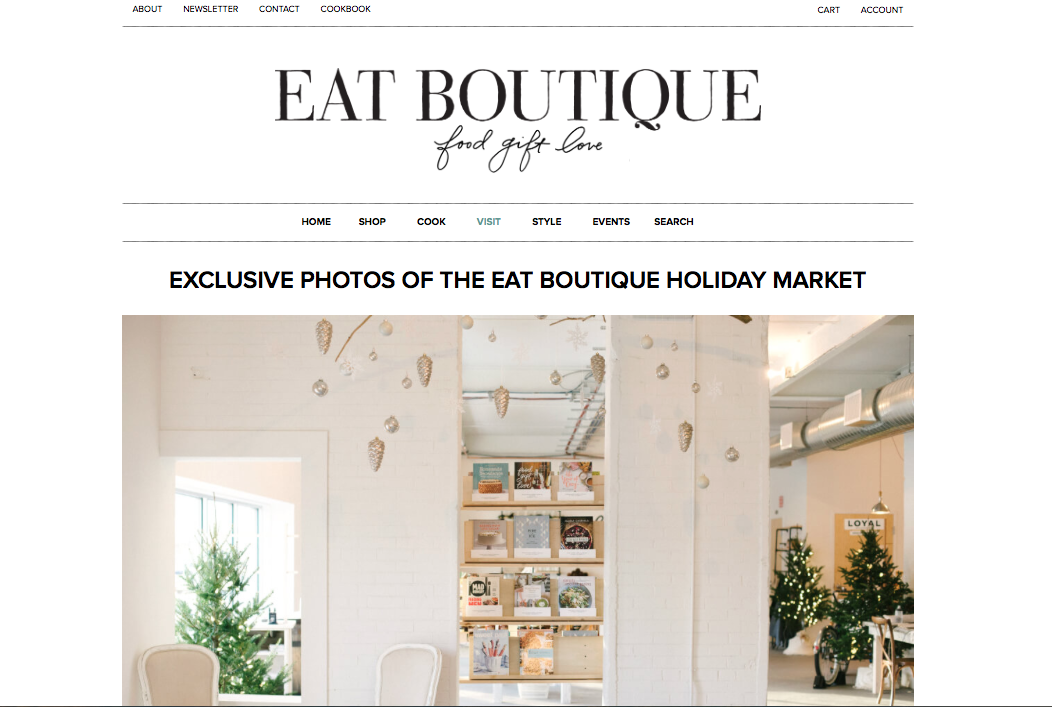 Eat Boutique Holiday Market 2015