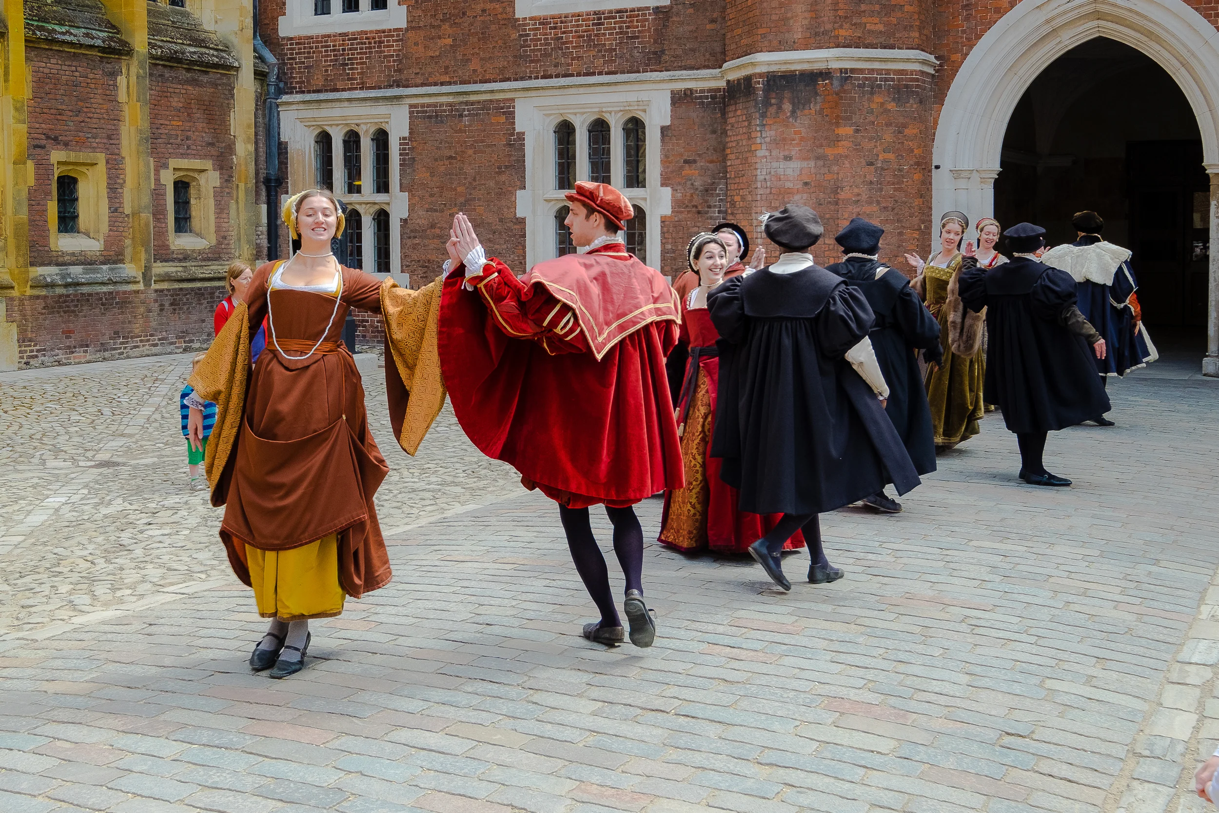 Reenactments at Hampton Court, Henry VIII's Palance