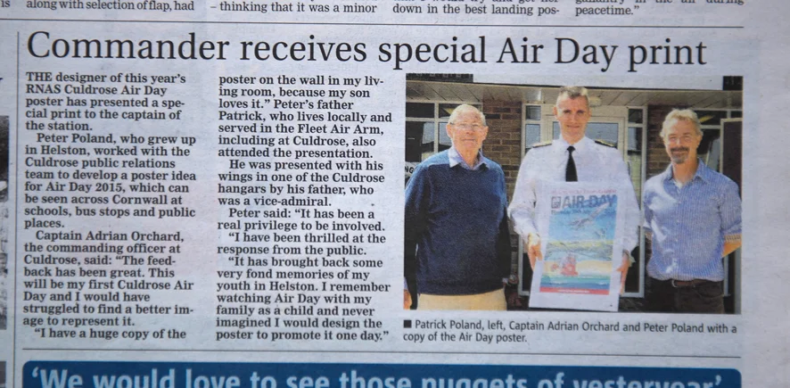 Press Article in the West Briton