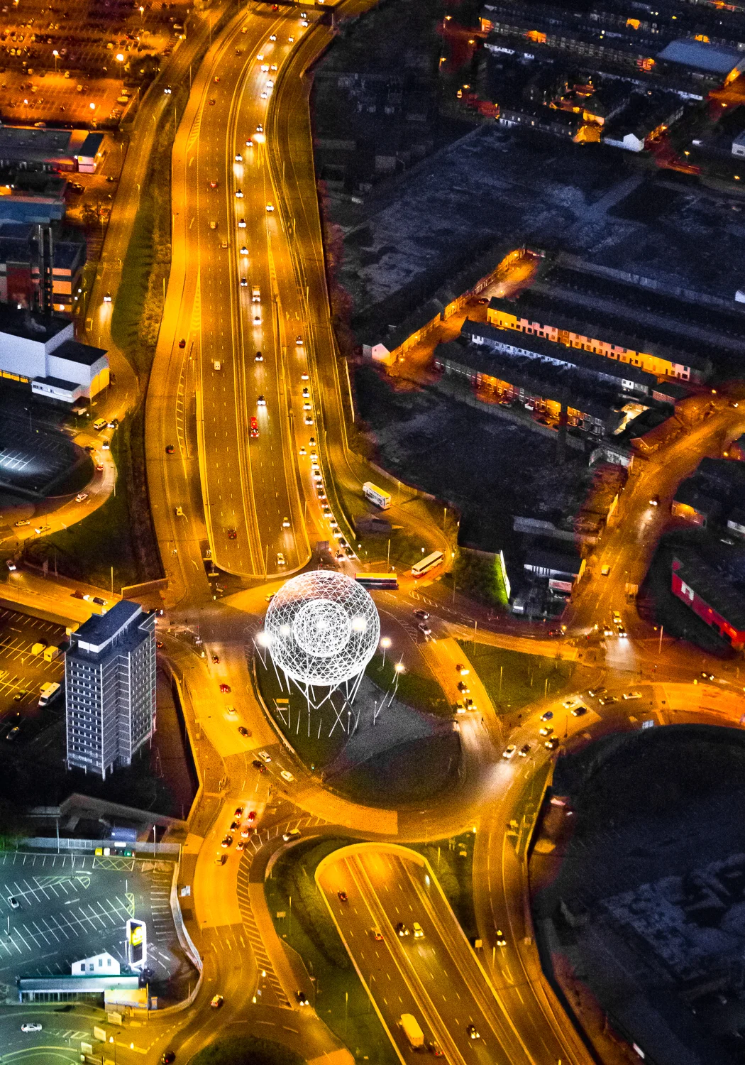 Rise Sculpture, Westlink Belfast.