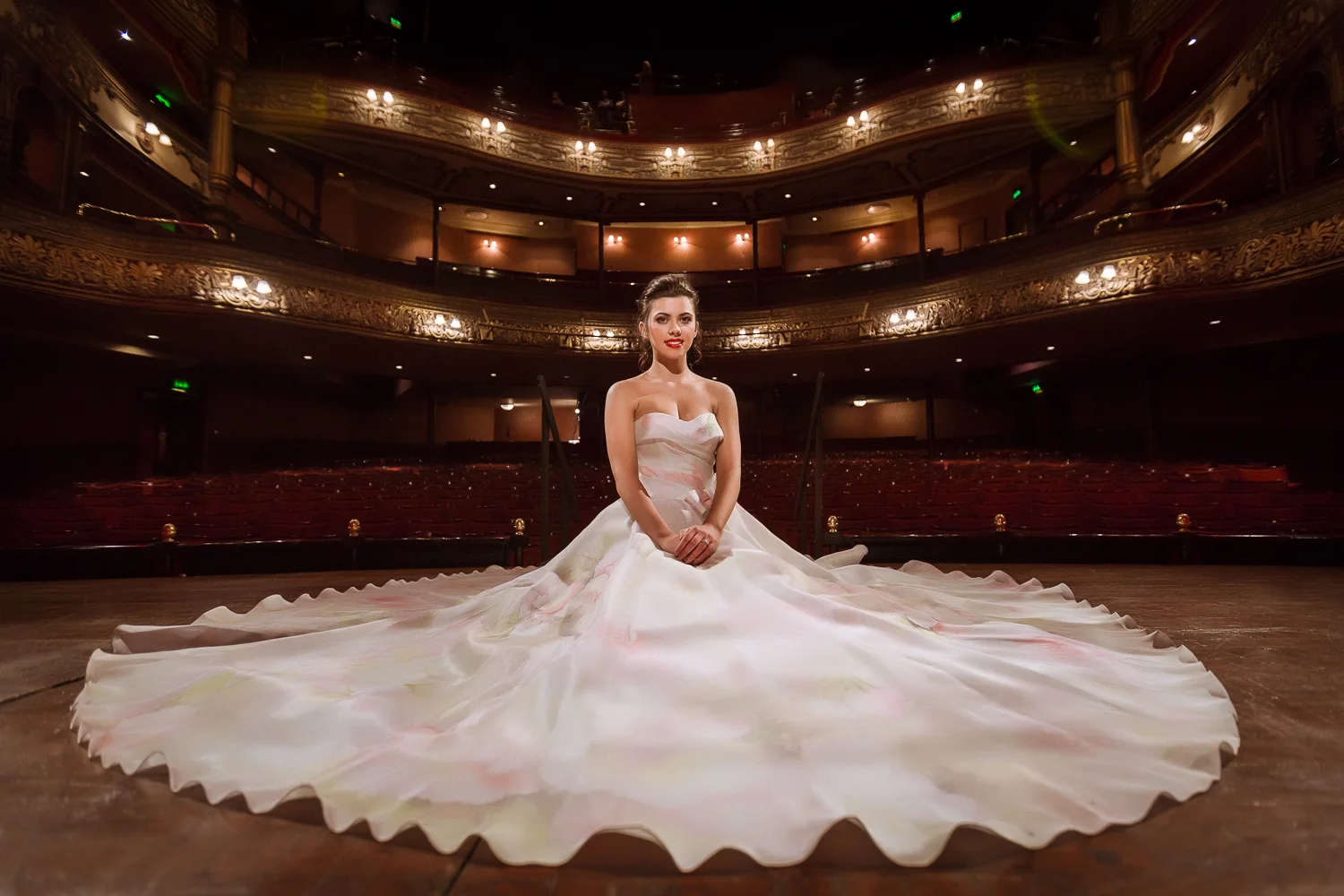 Bridal shoot at Grand Opera House Belfast
