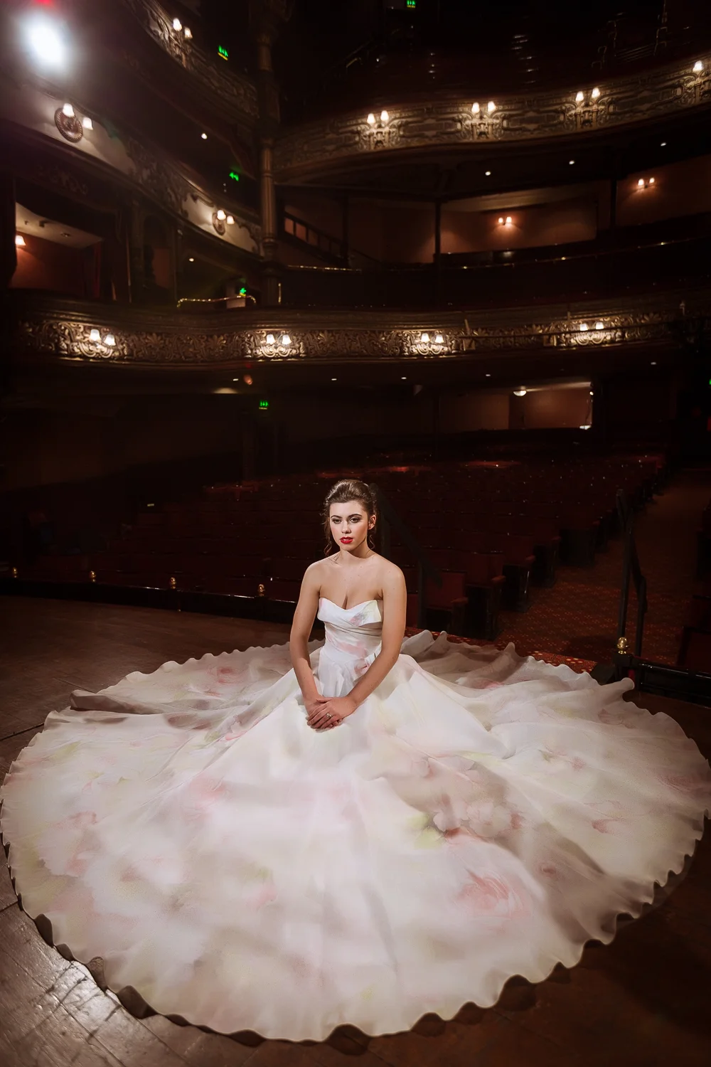 Bridal shoot at Grand Opera House Belfast
