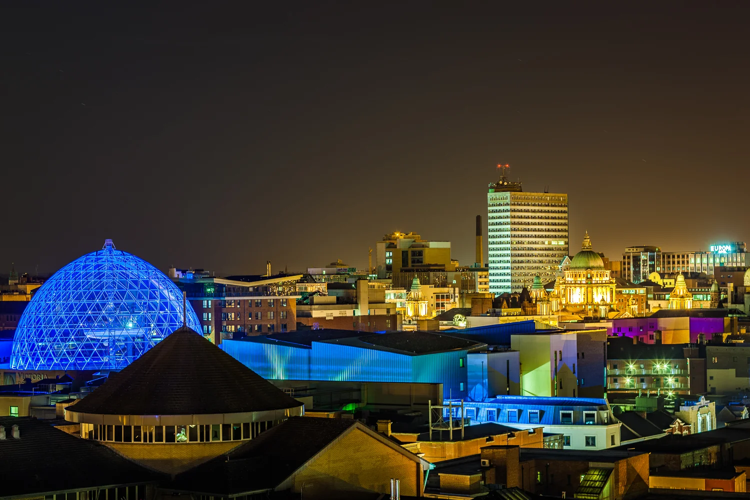 Belfast Skyline. Shot from The Boat Apartments.