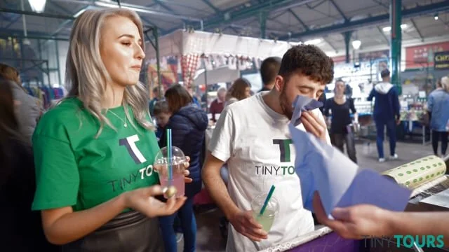 TinyTours.com at St. Georges Market, Belfast.