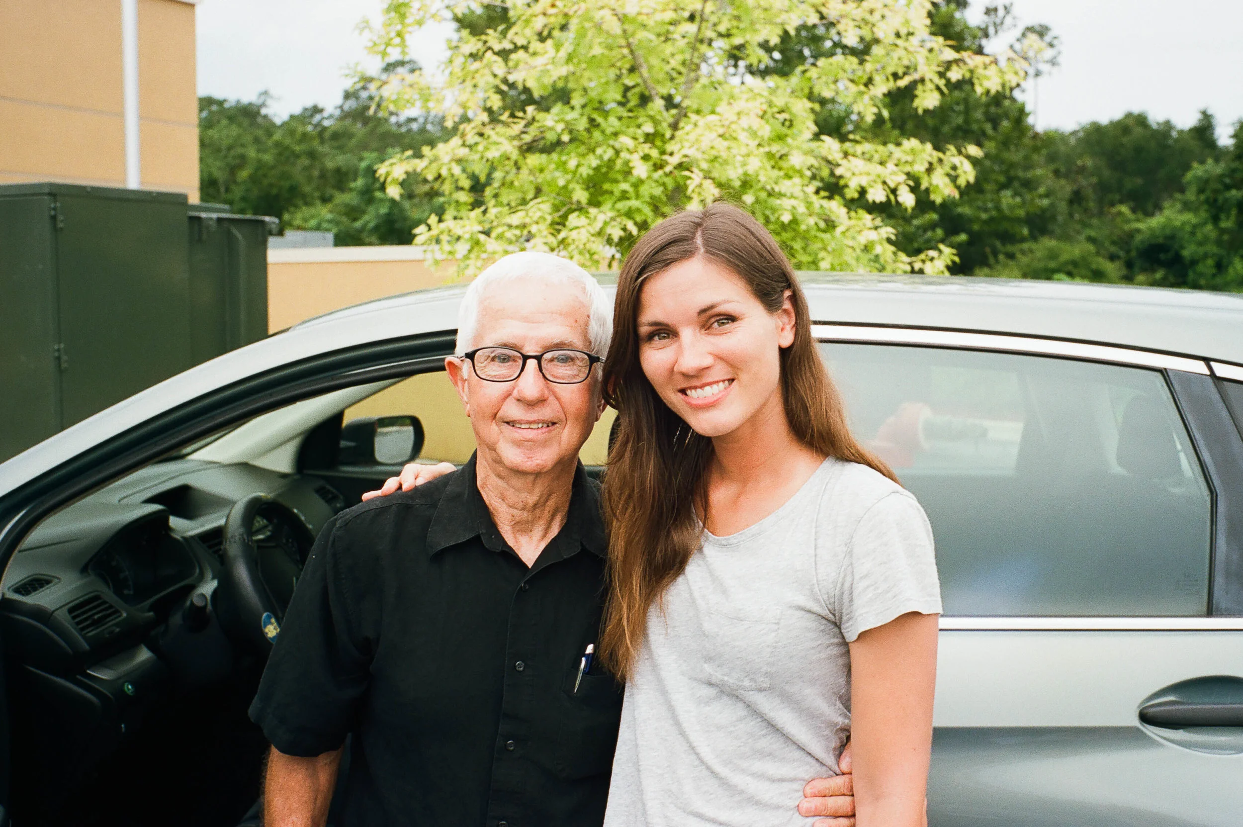 I even had the privilege of meeting up with my running coach from so long ago. This man trained me so well that I broke multiple state records and earned an All American title. He's still incredibly active and is such an inspiration to me!