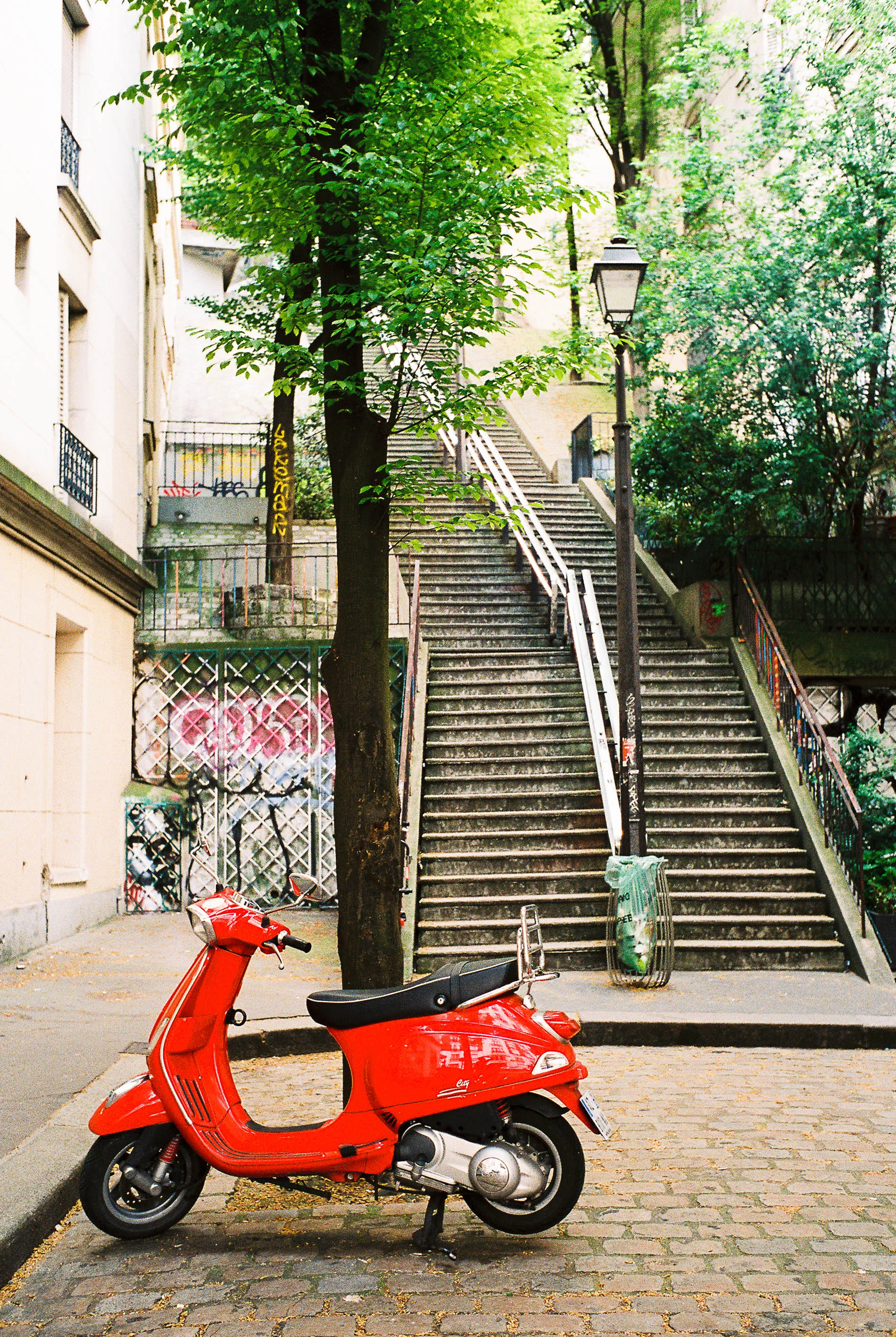 When I live in Europe, I will have a candy apple red moped.