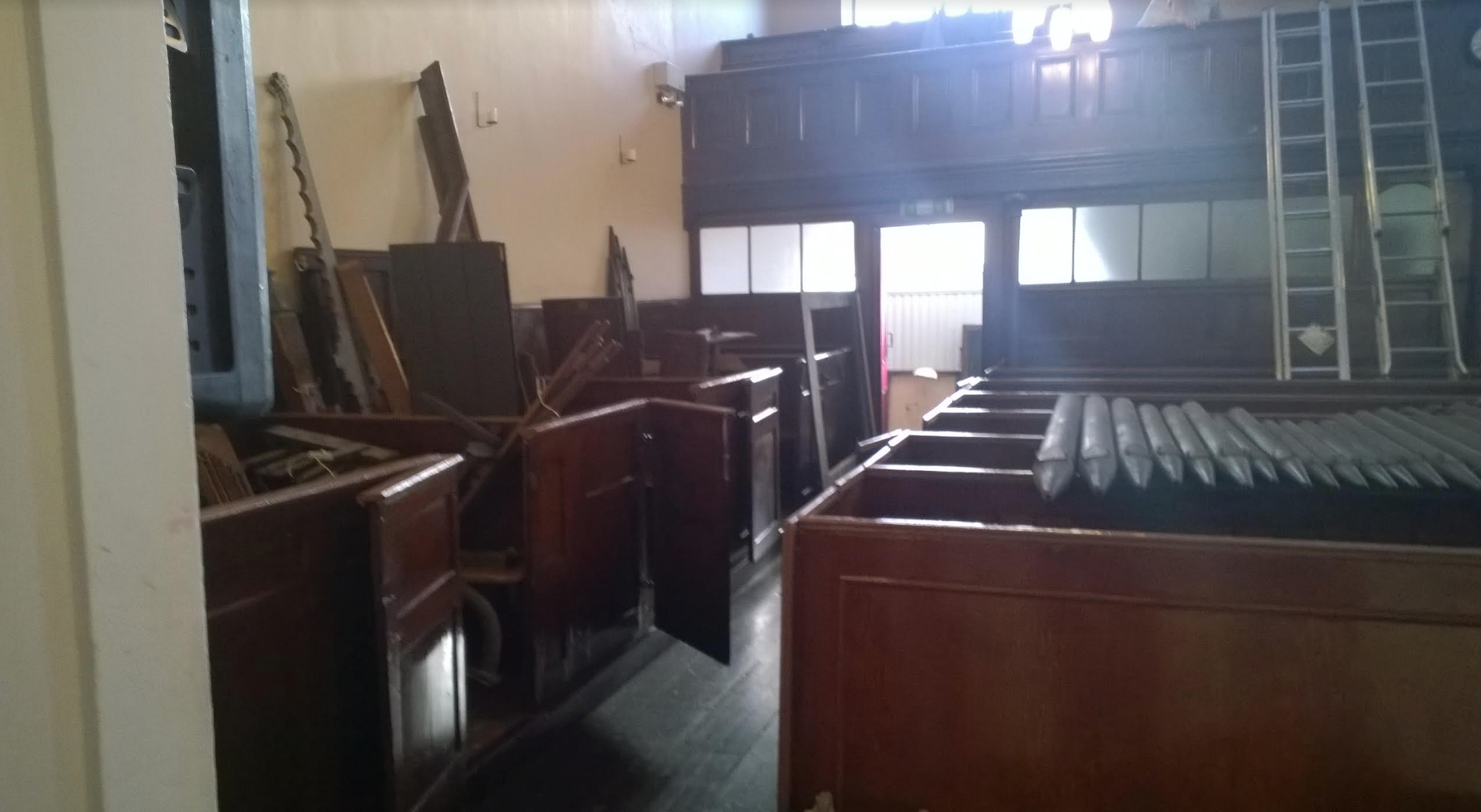 The Newington Green Meeting House is now cleared