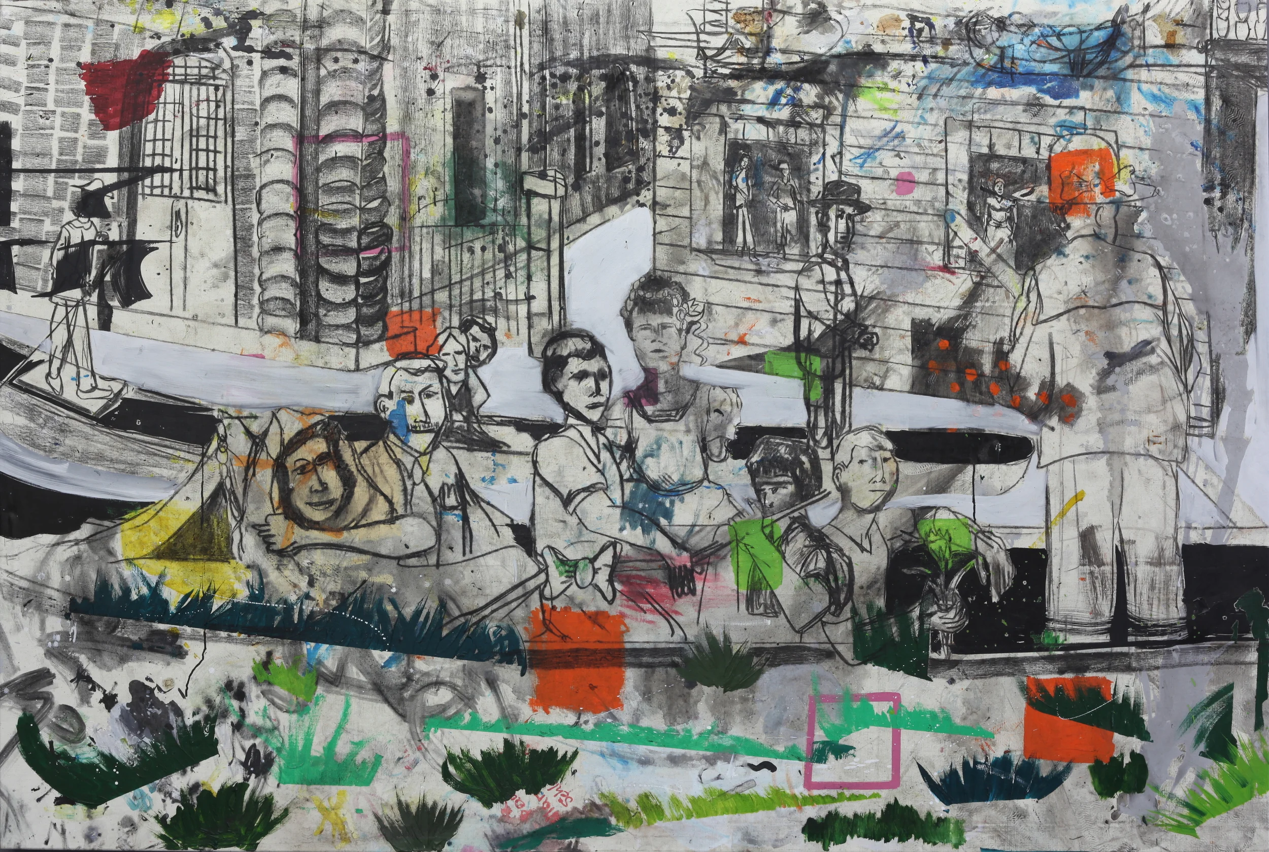 Venedig ,oil,charcoal on canvas  ,164 x 245 cm.JPG