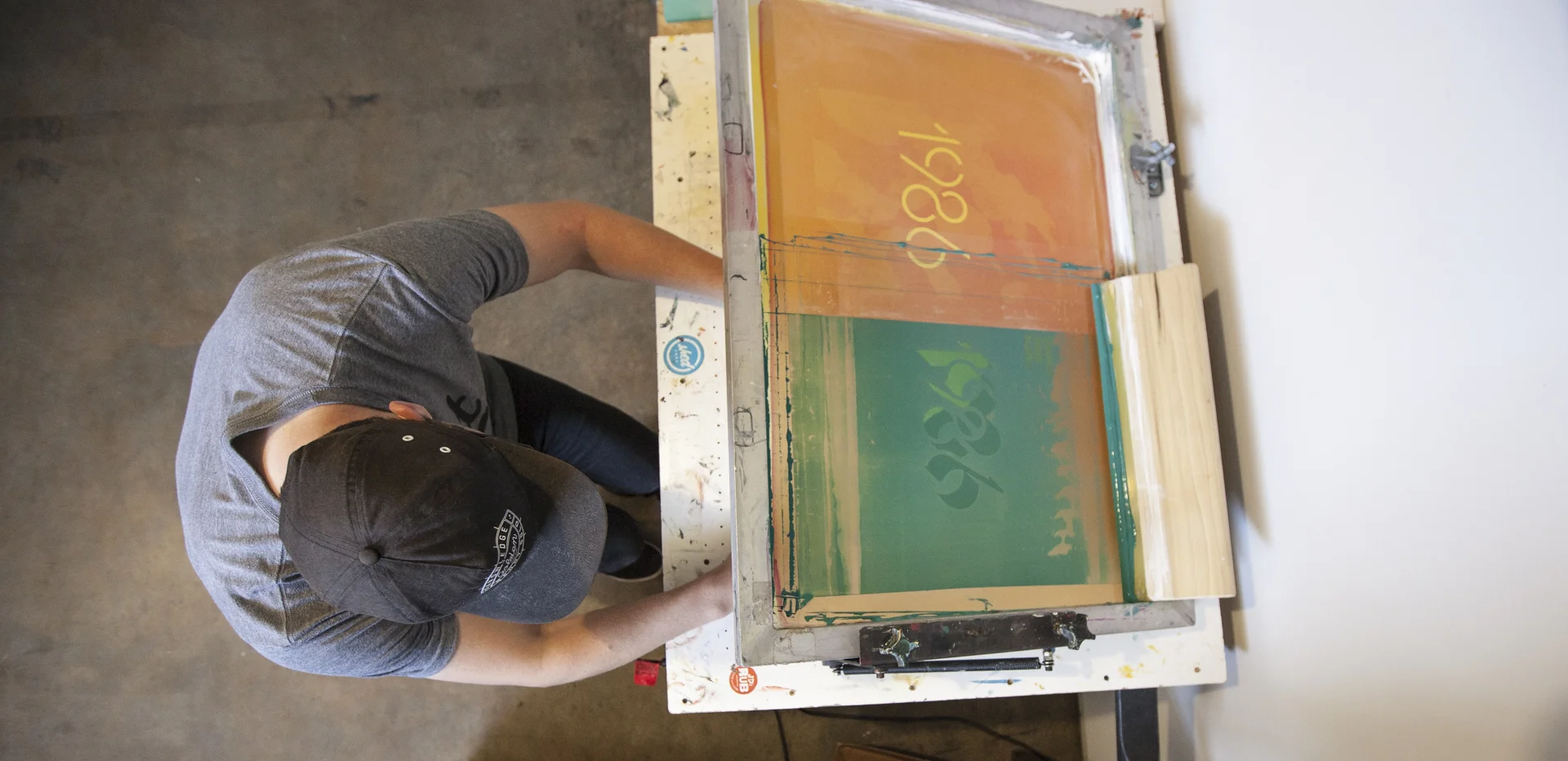 Second color being pulled