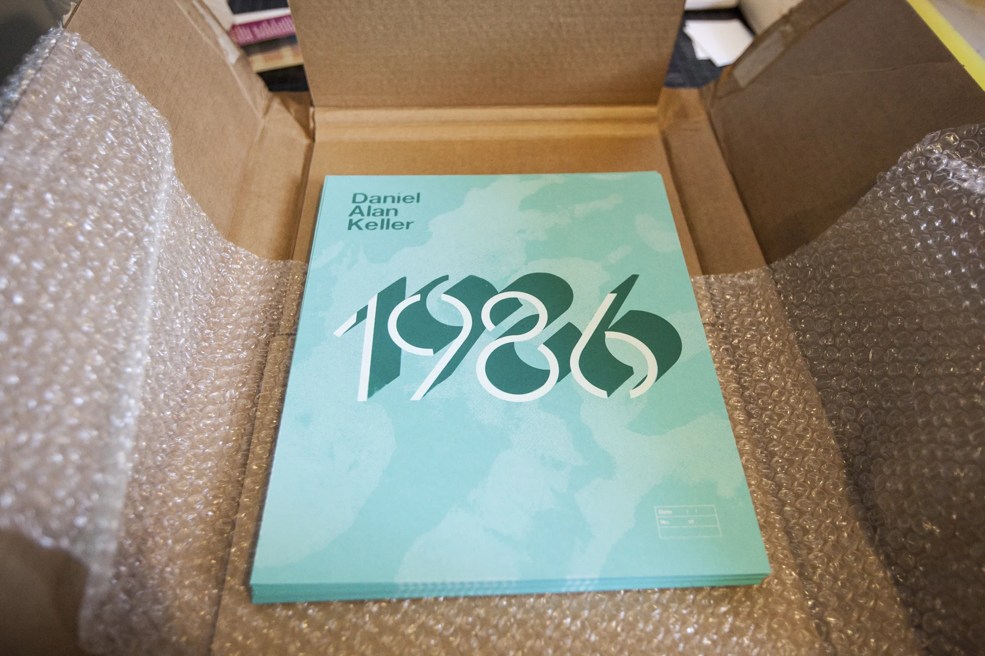 Prints packaged and ready to be editioned and given out to family members.