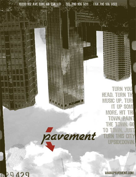Store branding development for 'Pavement'