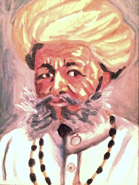 Portrait of an Indian man