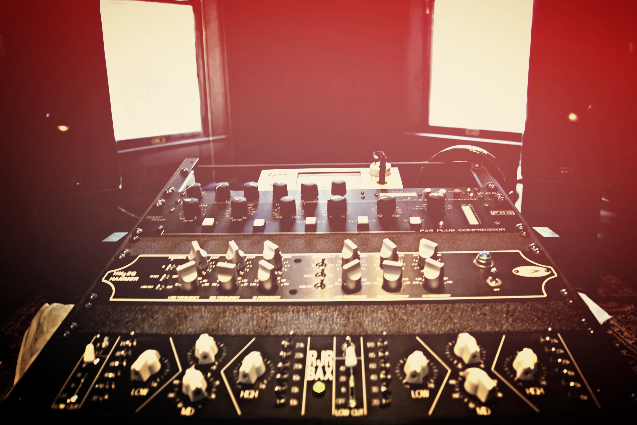 Audio mastering studio