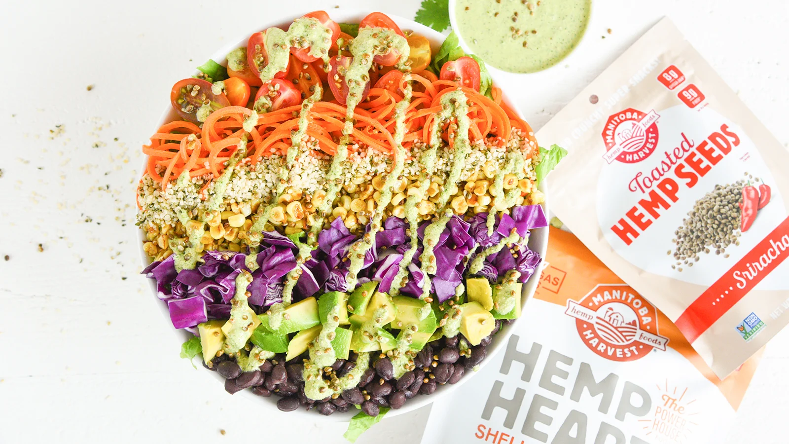 buddha bowl with manitoba harvest