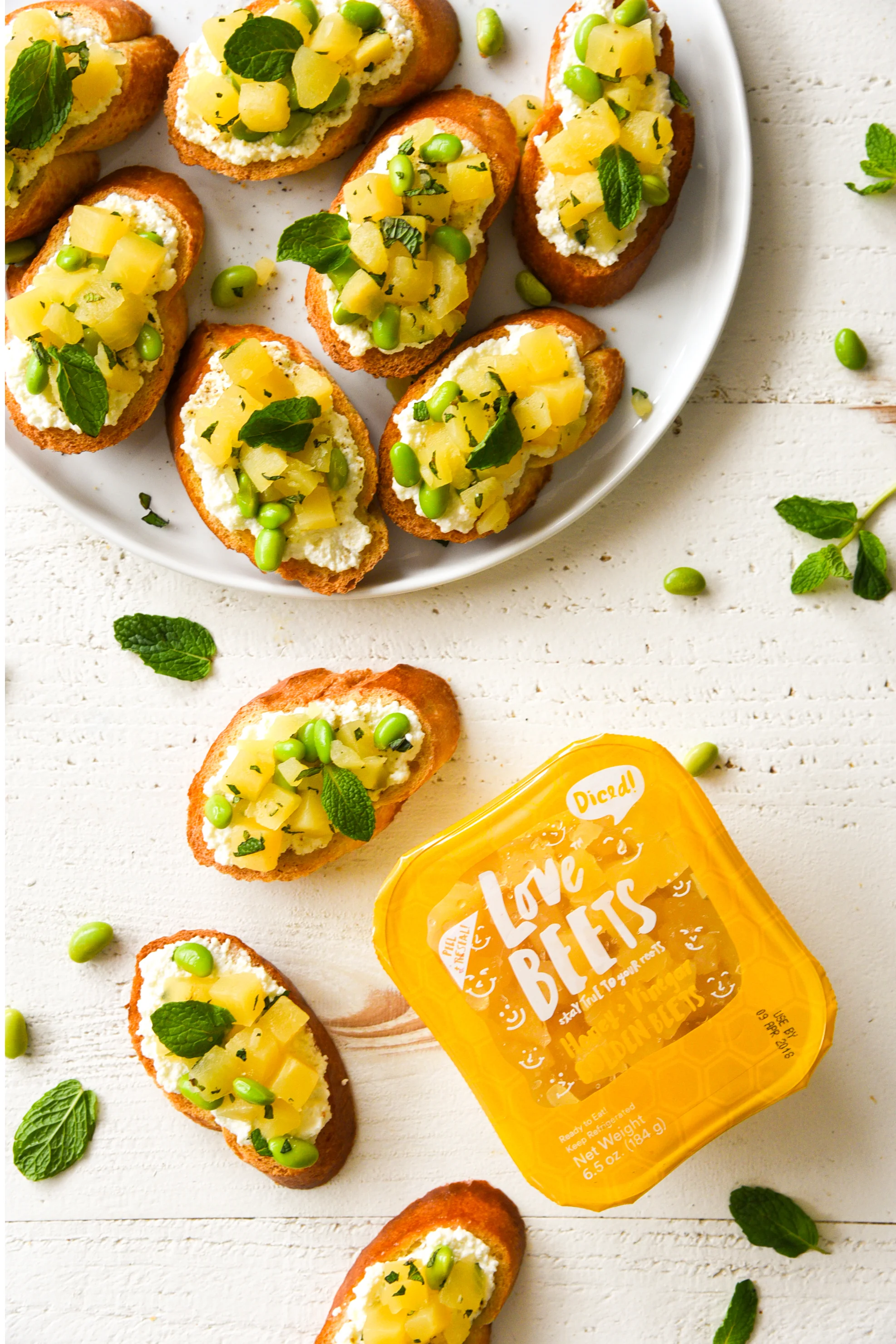 Love Beets Golden Beet Ricotta Toast