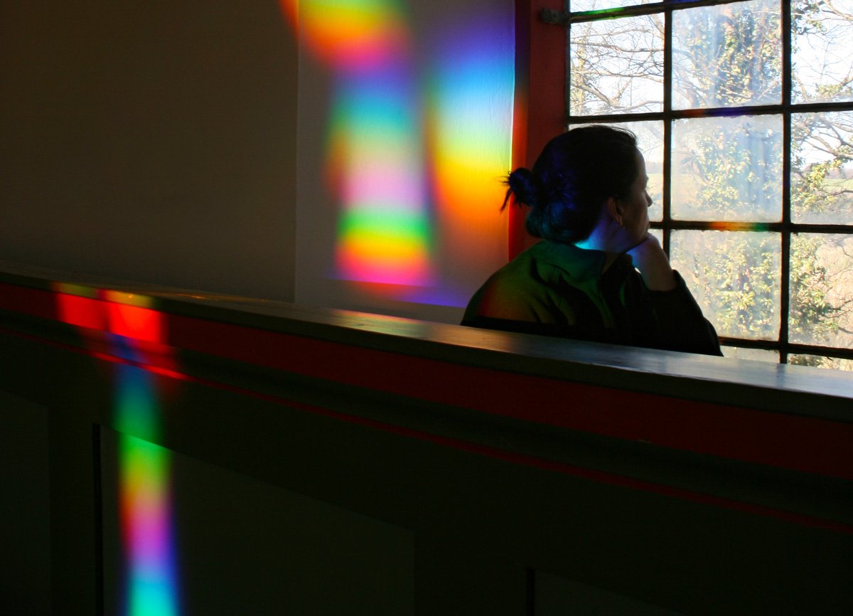 Rainbow refractions, Sankt Peter auf dem Berg, Bleidenstadt, Germany