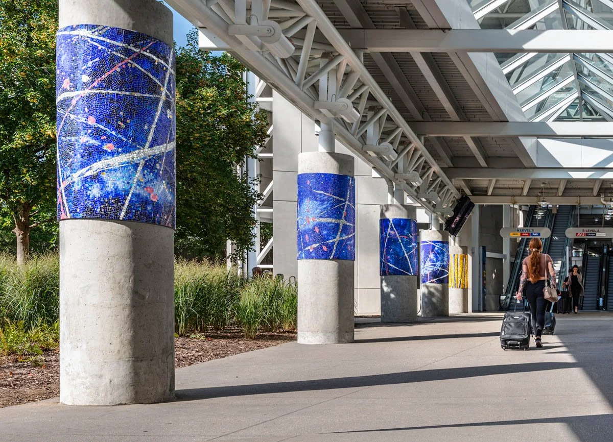 Guy Kemper public art mosaic nashville airport