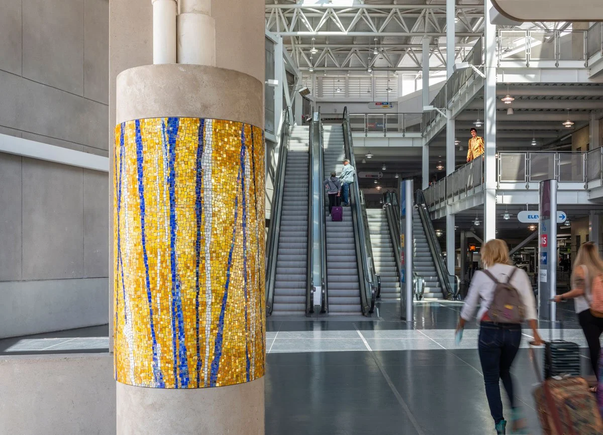 Nashville Airport rental car facility public art