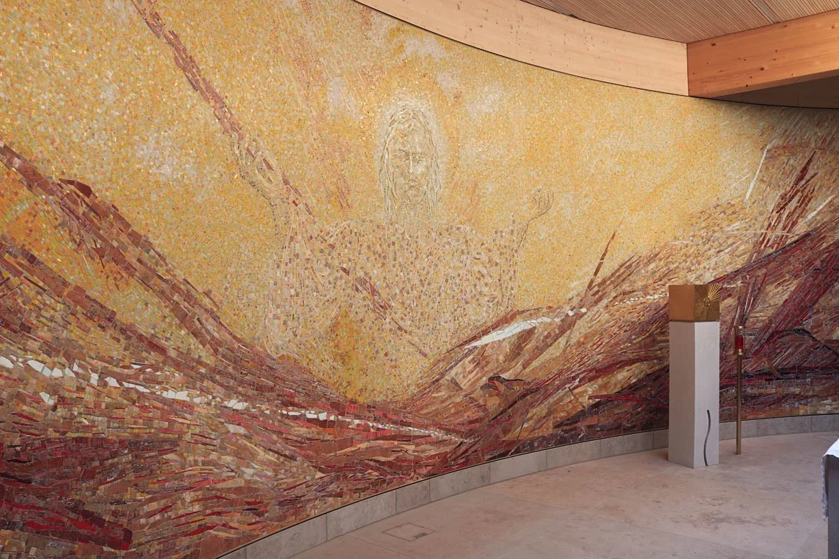 Guy Kemper Christ mosaic Germany