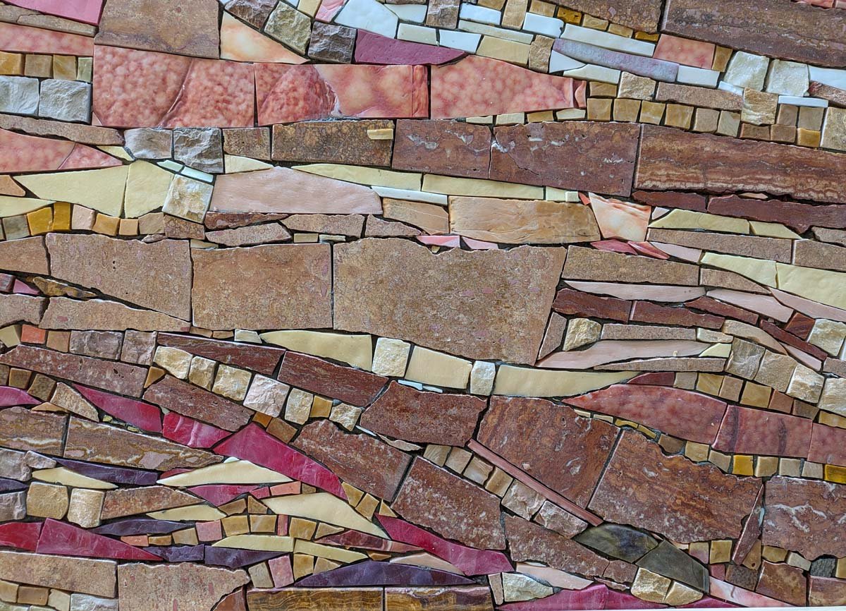 Mosaik von Jesus Christus von Guy Kemper