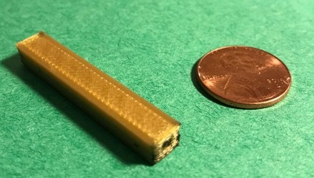 I was out of bananas, so I used a penny for scale.